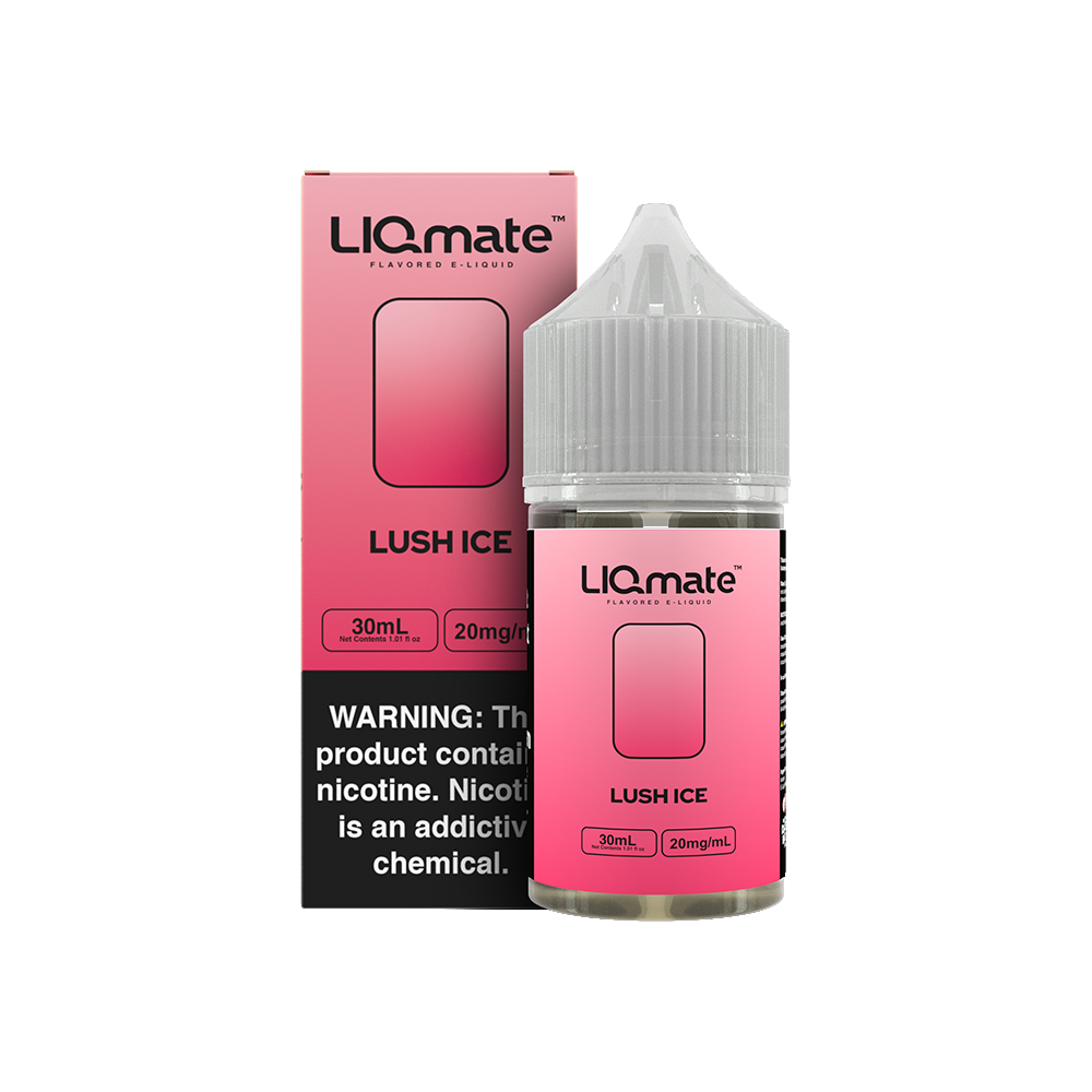 Lush Ice by 7Daze Liqmate Salt Series E-Liquid 30mL (Salt Nic) with packaging