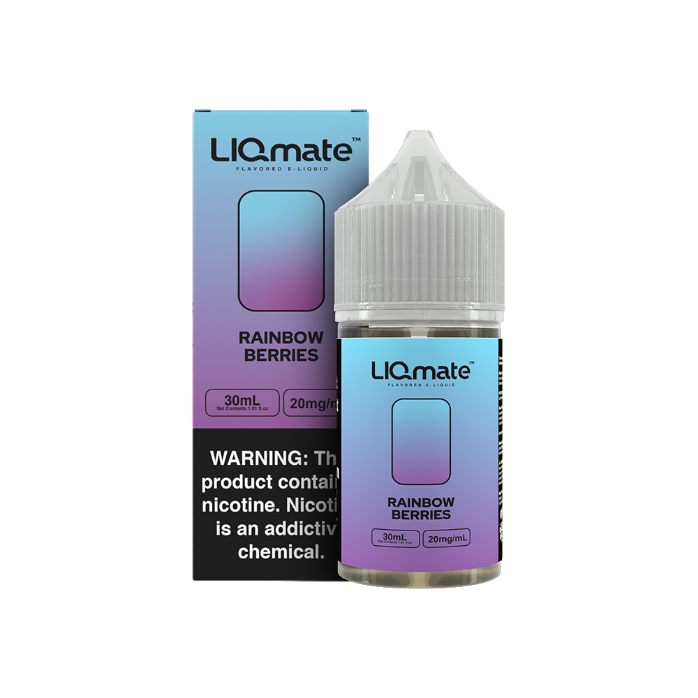 Rainbow Berries by 7Daze Liqmate Salt Series E-Liquid 30mL (Salt Nic) with packaging