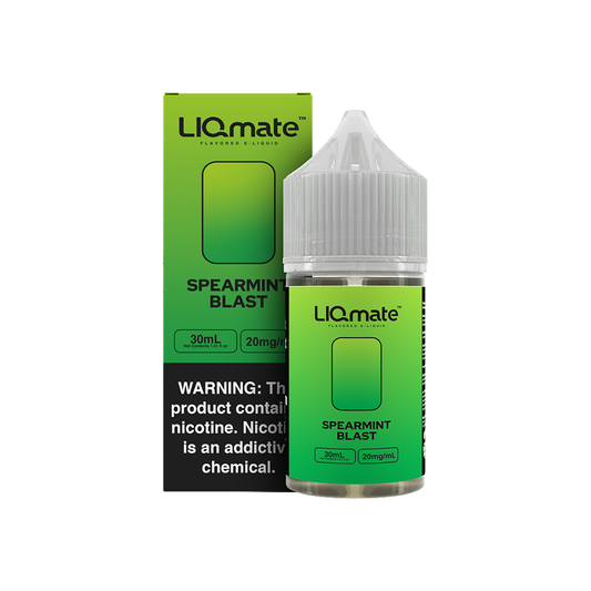 Spearmint Blast by 7Daze Liqmate Salt Series E-Liquid 30mL (Salt Nic) with packaging