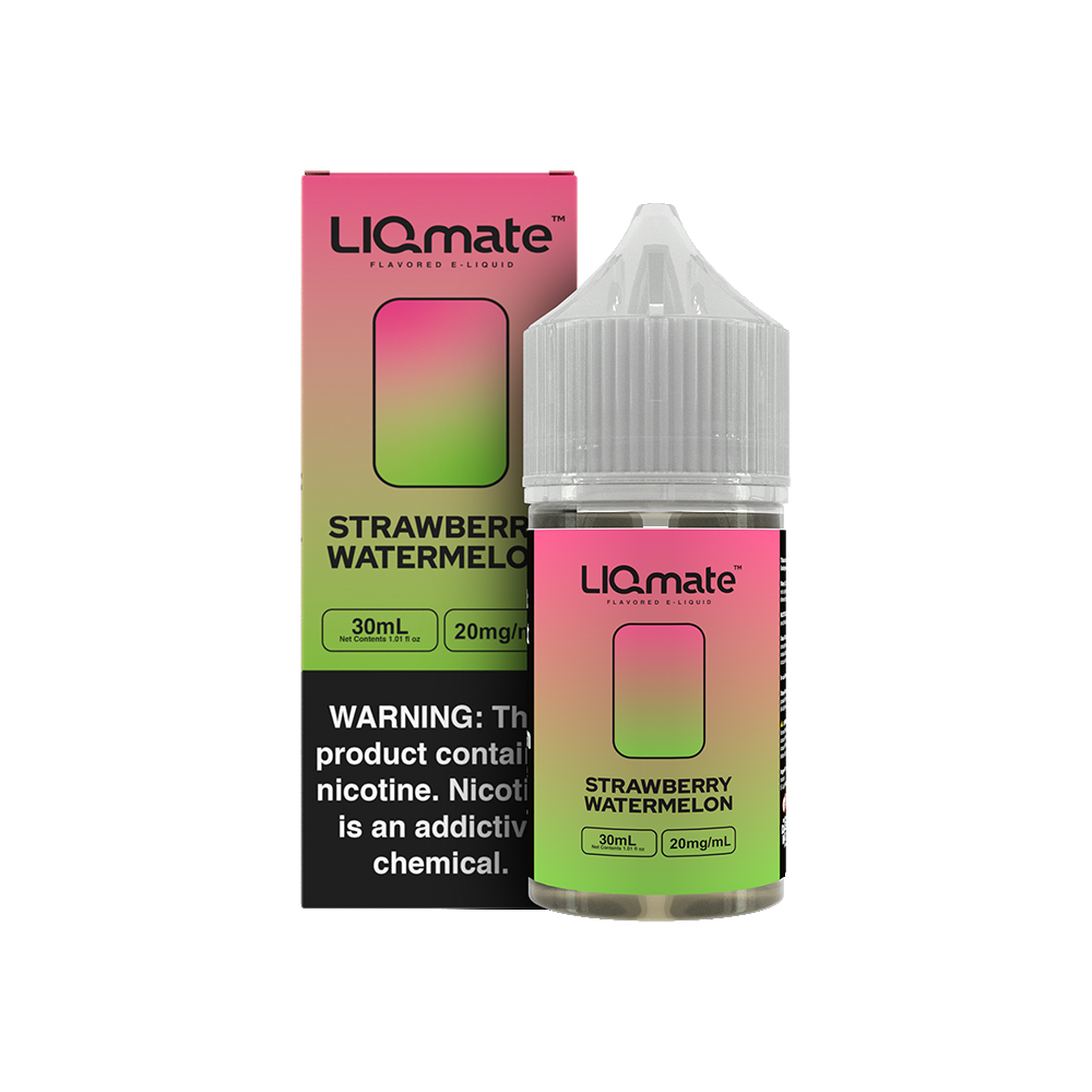 Strawberry Watermelon by 7Daze Liqmate Salt Series E-Liquid 30mL (Salt Nic) with packaging