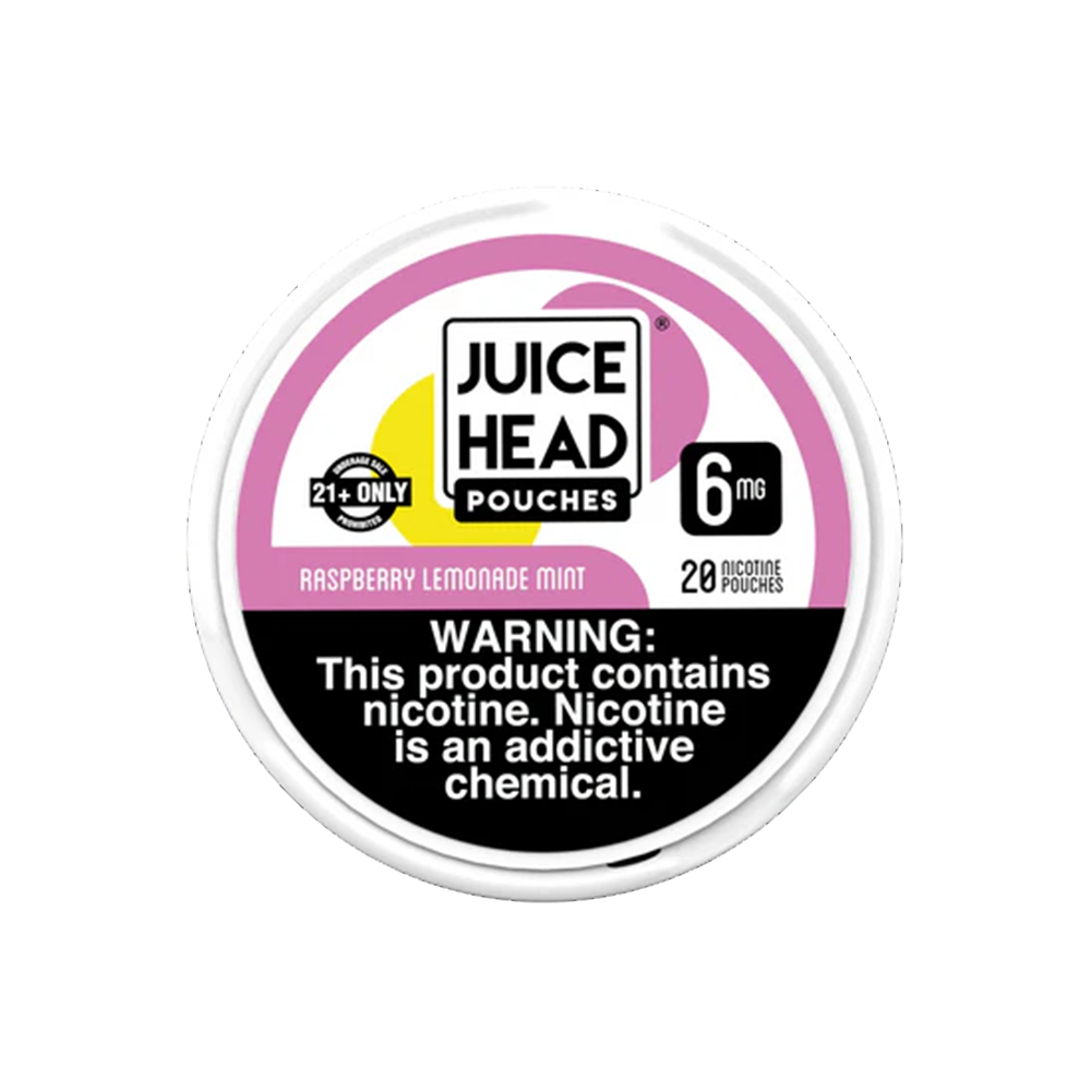 Juice Head ZTN Nicotine Pouch (20ct Can)(5-Can Pack) - raspberry lemonade mint 6mg