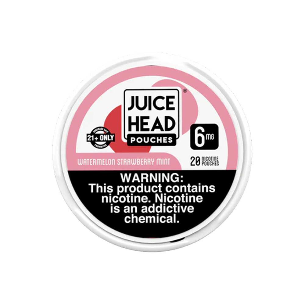 Juice Head ZTN Nicotine Pouch (20ct Can)(5-Can Pack) -watermelon strawberry mint 6mg