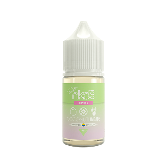 Columbia Edt. Coconut Limeade by Naked 100 Salt Series E-Liquid 30mL (Salt Nic)