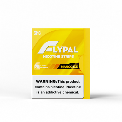 Flypal Nicotine Strips (20ct Boxes) 5pc Display - Mango ice with packaging