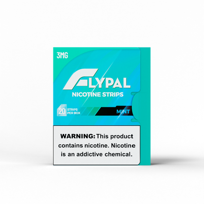 Flypal Nicotine Strips (20ct Boxes) 5pc Display - Mint with packaging