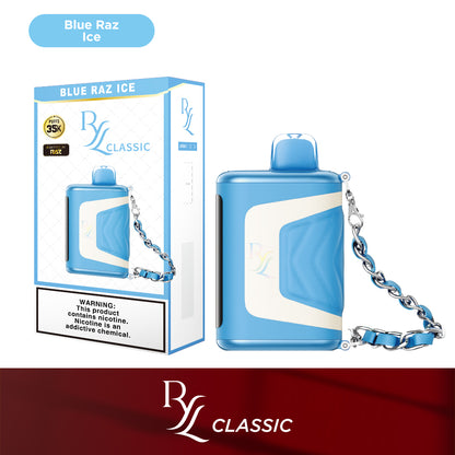 RYL Classic 35k Disposable 16.5mL 50mg | blue raz ice with packaging