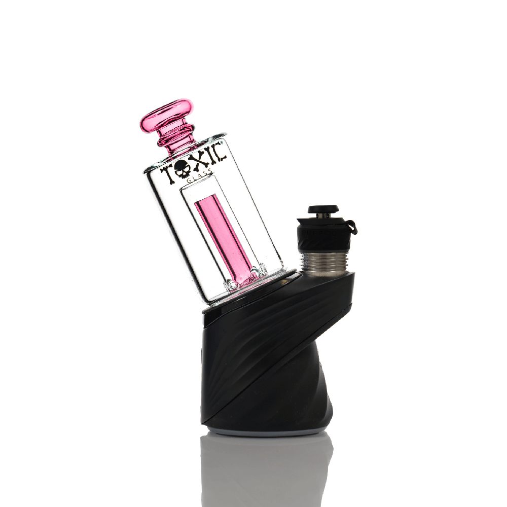 MKGlass (Glass Attachment) TXAT44 Toxic Classic Shower Head Puffco Attachment | pink