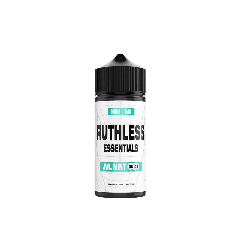 Jwl Mint On Ice by Ruthless Essentials Series E-Liquid 100mL (Freebase)