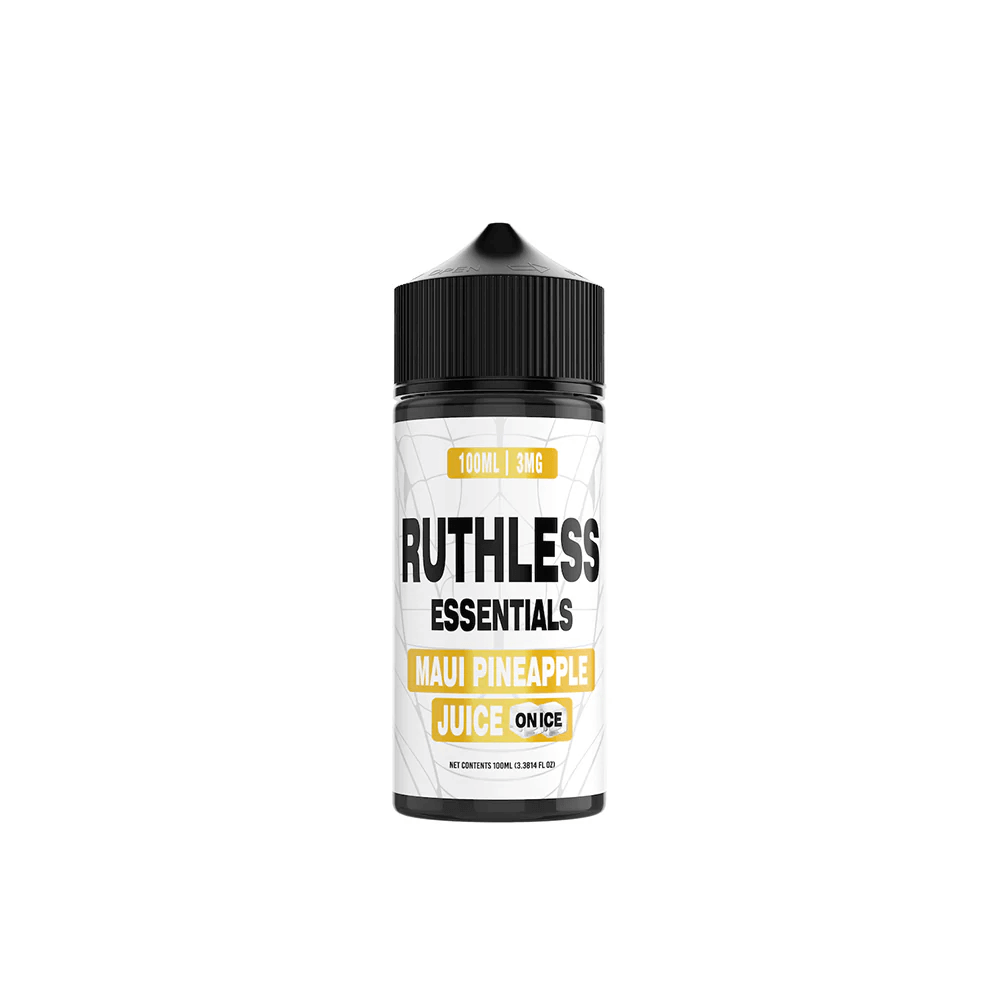 Maui Pineapple Juice On Ice by Ruthless Essentials Series E-Liquid 100mL (Freebase)