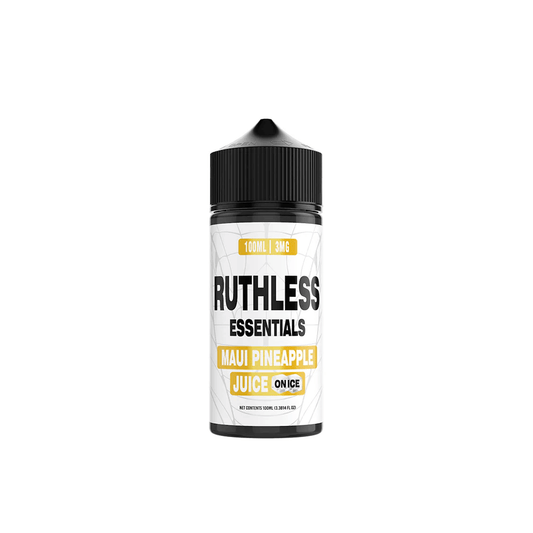 Maui Pineapple Juice On Ice by Ruthless Essentials Series E-Liquid 100mL (Freebase)