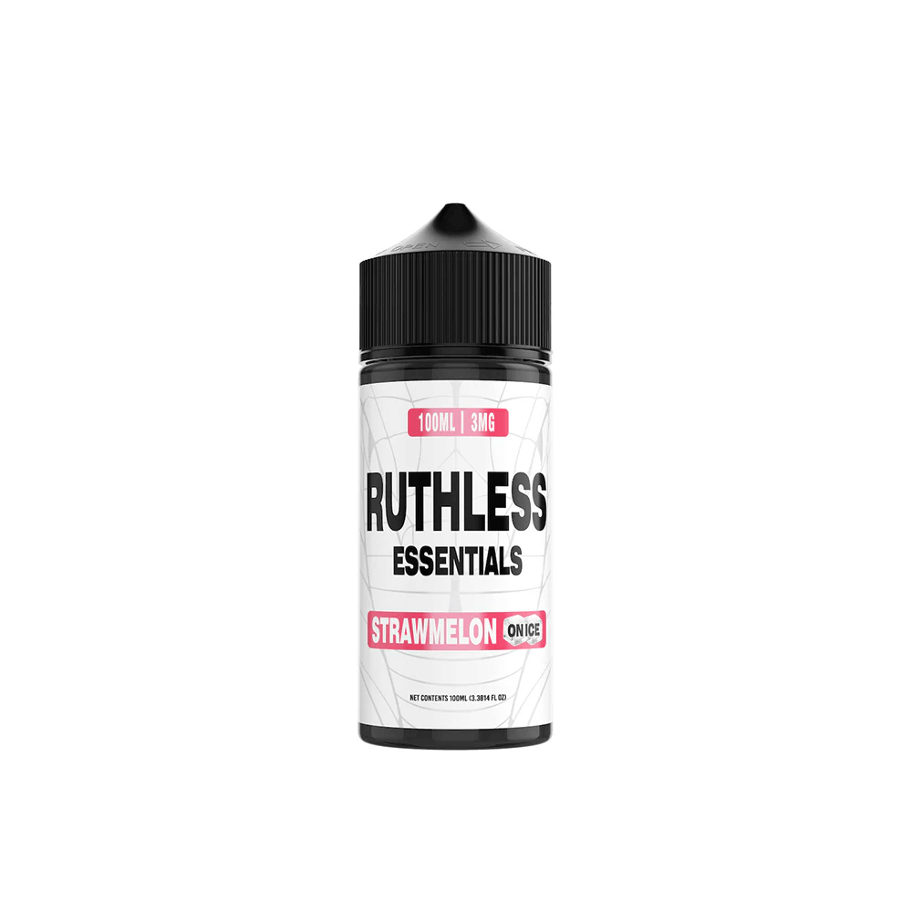 Stawmelon On Ice by Ruthless Essentials Series E-Liquid 100mL (Freebase)