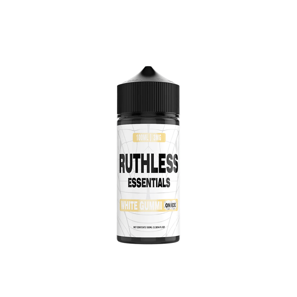 White Gummi On Ice by Ruthless Essentials Series E-Liquid 100mL (Freebase)