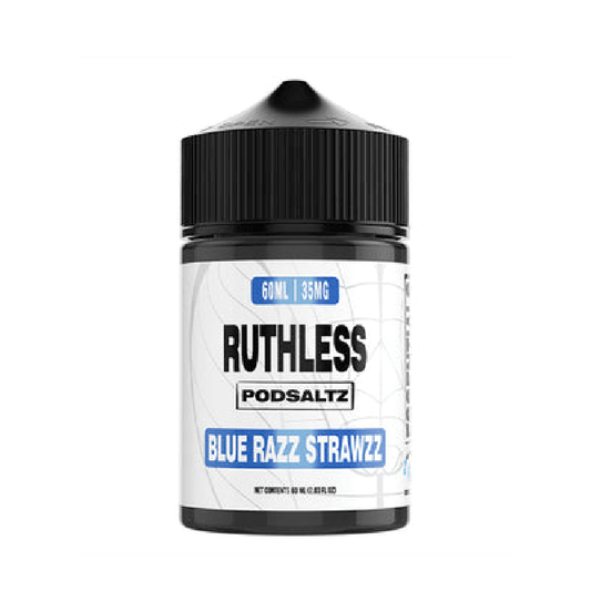 Blue Razz Strawzz by Ruthless Essentials Salt Series E-Liquid 60mL (Salt Nic)