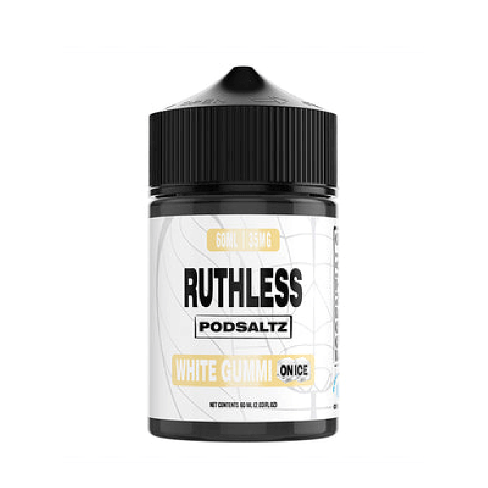 White Gummi On Ice by Ruthless Essentials Salt Series E-Liquid 60mL (Salt Nic)