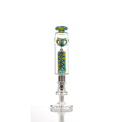 MKGlass (Nectar Collector) TXNC36 Toxic Spectrum Nectar Collector with Ceramic Screw Tip | yellow (yellow/blue)