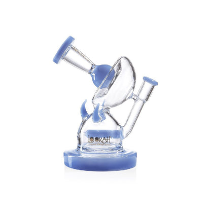 Lookah (Dab Rig) 7″ Mini Unique Recycler Water Pipe (WPC1001) - blue