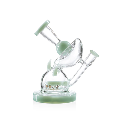 Lookah (Dab Rig) 7″ Mini Unique Recycler Water Pipe (WPC1001) -green