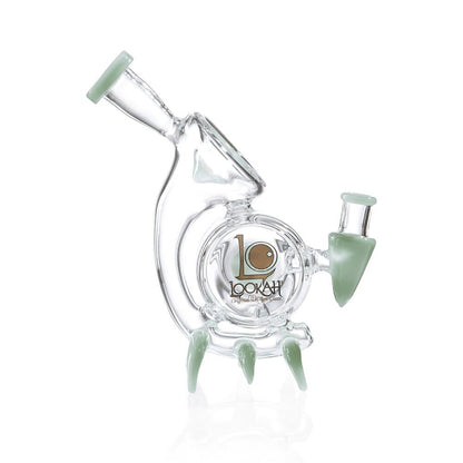 Lookah – Dab Rig 9 in Mini Cool Recycler Alien Stalker Water Pipe - Green