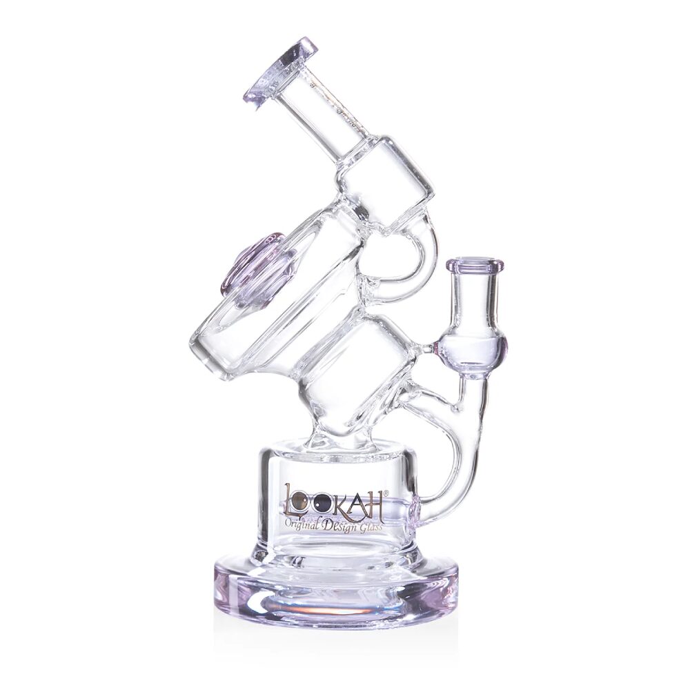 Lookah – Dab Rig 10” Recycler Inline Percolator Nebula Water Pipe - Purple