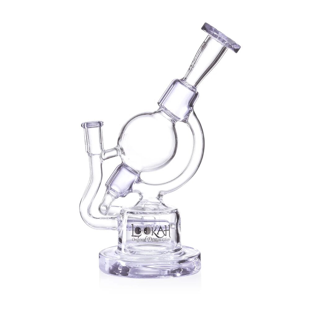 Lookah – Dab Rig 10” Recycler Unique Globe Water Pipe - Purple