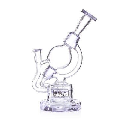 Lookah – Dab Rig 10” Recycler Unique Globe Water Pipe - Purple