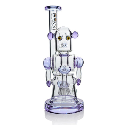 Lookah (Dab Rig) 12″ Recycler Robotic Glass Water Pipe (WPC2020) - purple