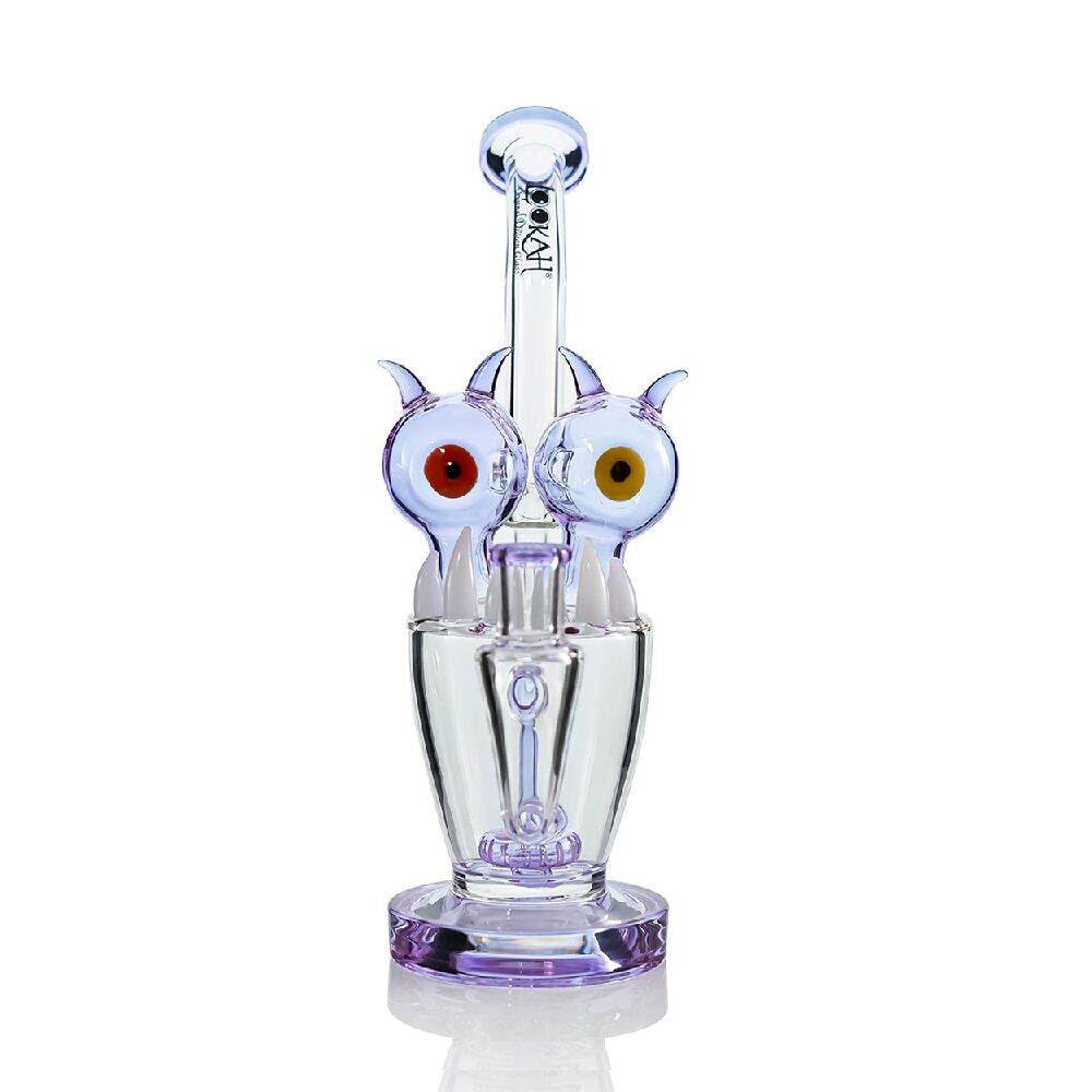 Lookah (Dab Rig) 10″ Cool Percolator Alien Eyestalk Water Pipe (WPC2025) - purple