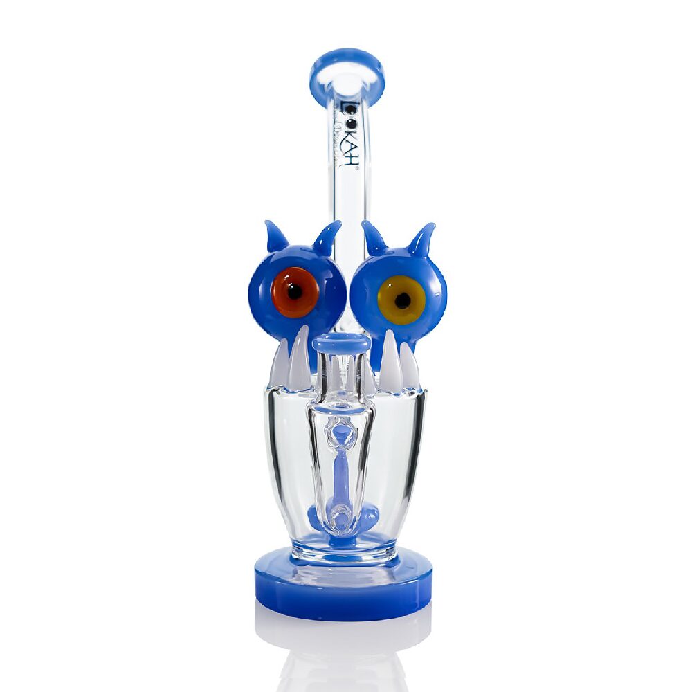 Lookah (Dab Rig) 10″ Cool Percolator Alien Eyestalk Water Pipe (WPC2025) - blue