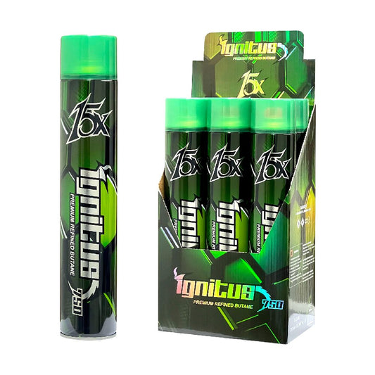 Ignitus (Butane)(DSPLY 6pc) Premium Refined 15X (SAS) Group Photo