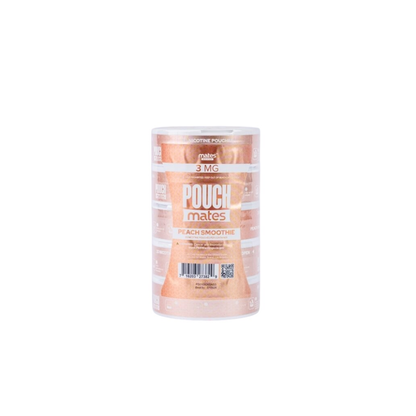 PouchMates (DSPLY 5pc)(Nic Pouch)(20ct Can) - Peach Smoothie 3mg