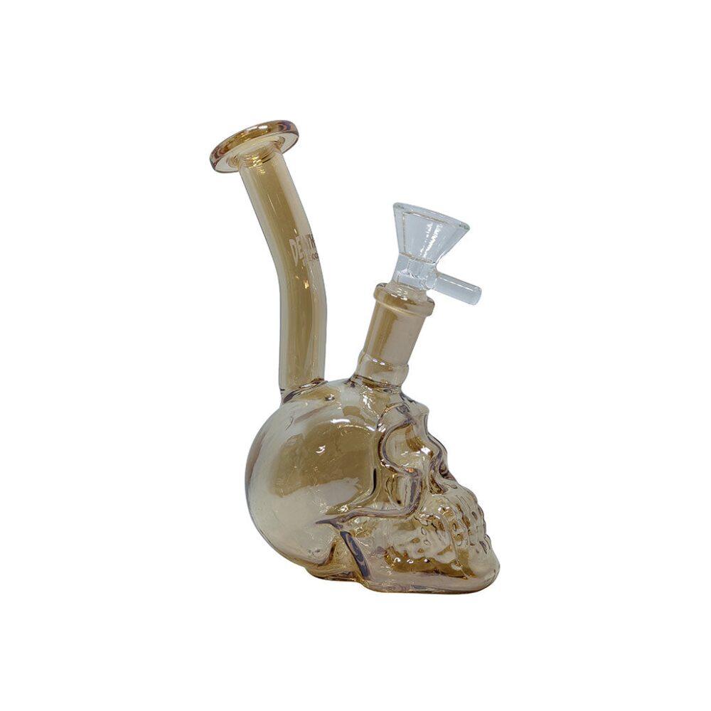 Death Row Records (Water Pipe) Metallic Skull | Gold