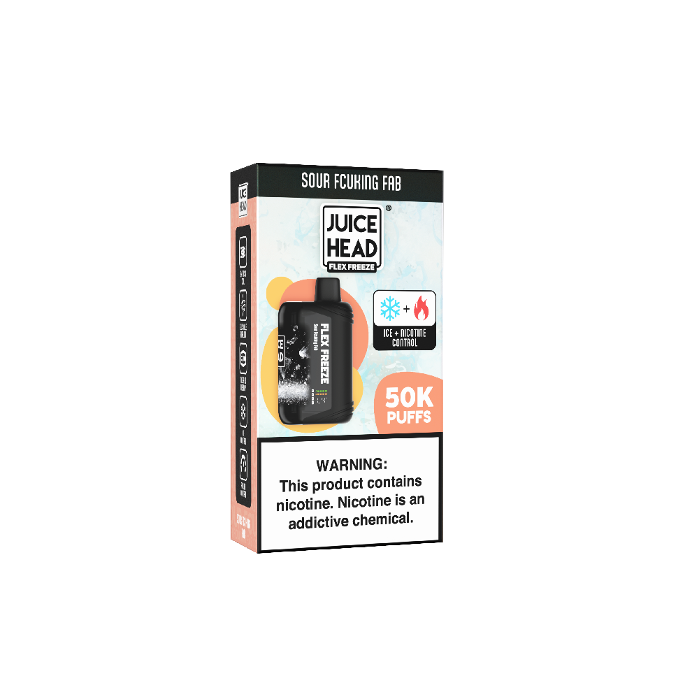 Juice Head Flex Freeze (Dispo) (50000Puff)(24mL) | Sour Fcuking Fab with packaging