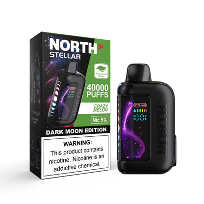 North Stellar (Dispo) | (40000Puff) |(20mL) | Dark Moon Edition | Crazy Melon with packaging
