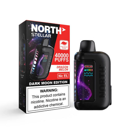 North Stellar (Dispo) | (40000Puff) |(20mL) | Dark Moon Edition | Dragon Melon with packaging