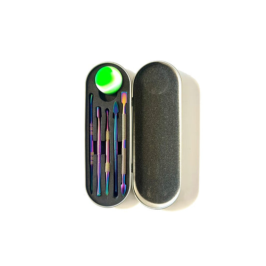 Non branded – Dab Tool DB54 Titanium Rainbow Dabber Kit with Silicone Dish