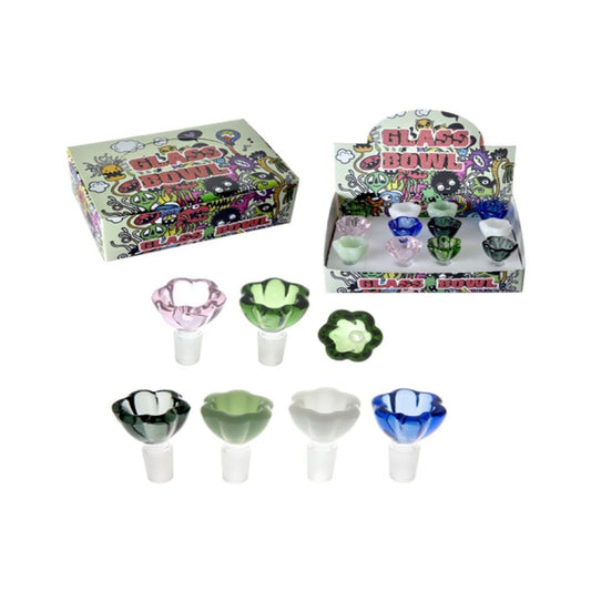 Non branded – DSPLY 12pc- Bowl Colorful Flower Design - SAS - Group Photo