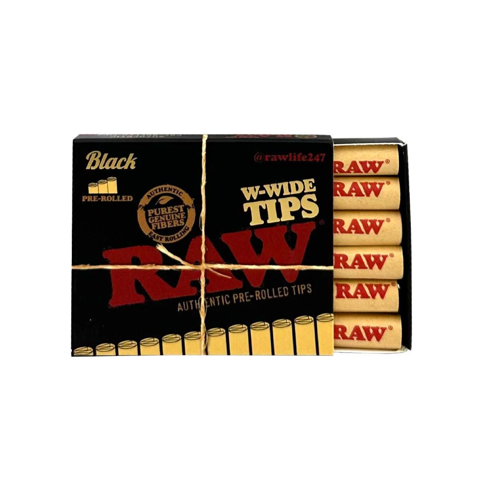Raw* (DSPLY 20pc)(Rolling Tips)(18-Pack)