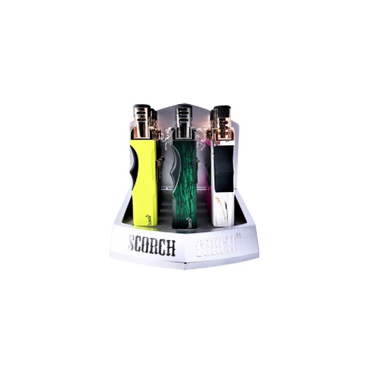 Scorch Torch (DSPLY 9pc)(Lighter) No. 61725 - Assorted Colors (SAS)