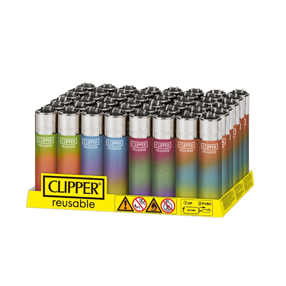 Clipper (DSPLY 48pc)(Lighter) CP11R Reusable Classic Large - Group Photo