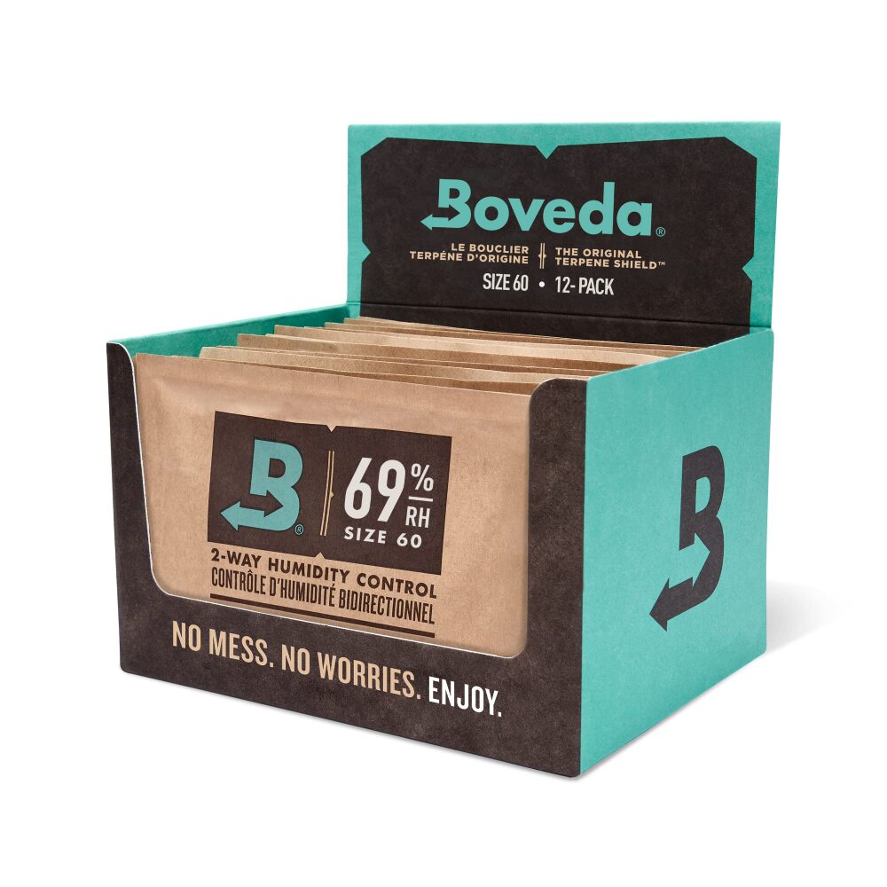 Boveda (DSPLY 12pc)(Accessories) B69 Cannabis ReFresh - 69% RH Humidity Control with packaging