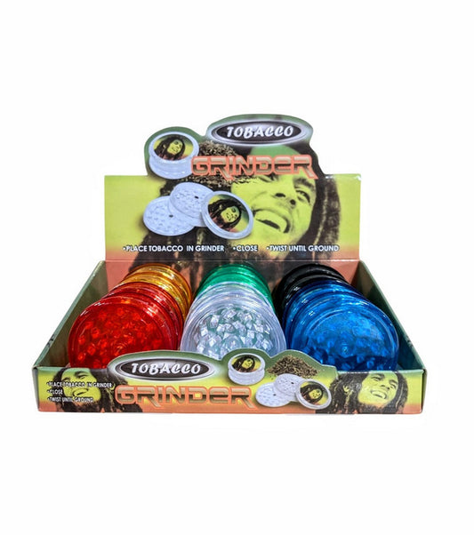Non branded (DISPLY 12pc)(Grinder)(Plastic) GR50 – Medium - Assorted Colors