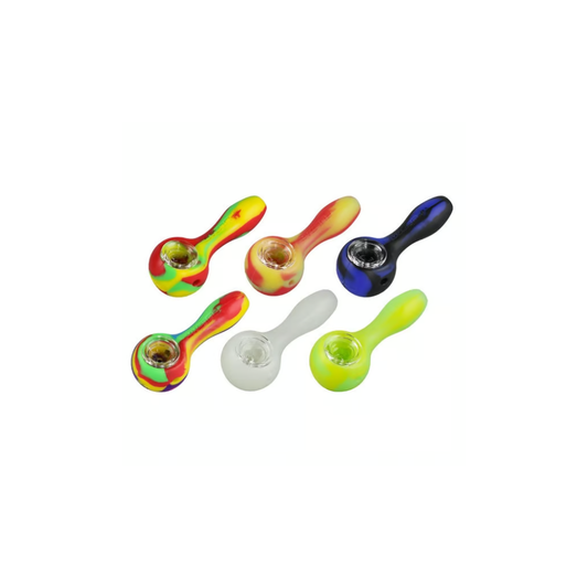 Non branded (Hand Pipe)(5-Pack) SHP10 Silicone Spoon Hand Pipe