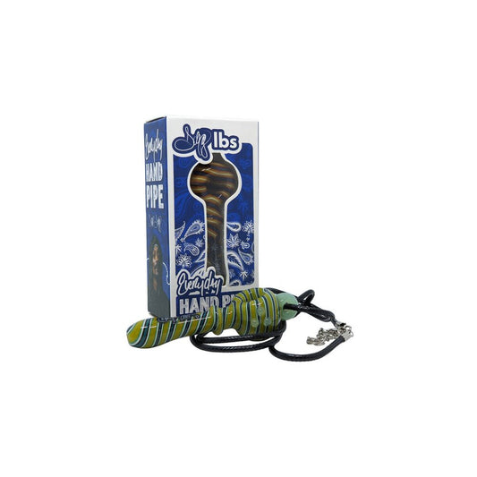 Dogg Lbs – Hand Pipe Everyday Necklace 3 in Spoon Hand Pipe with packaging