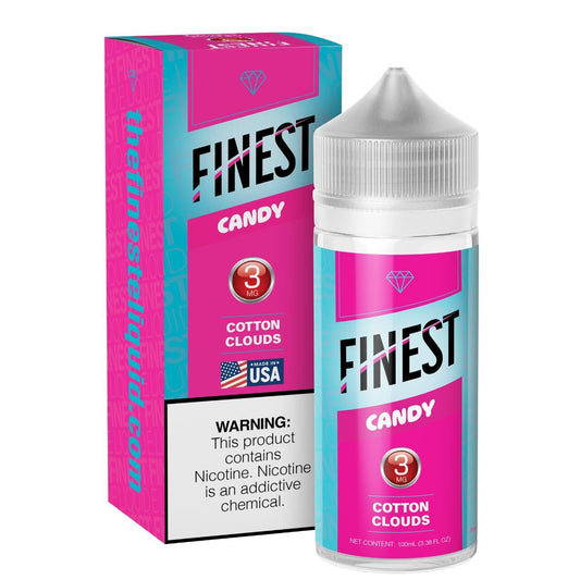 Cotton Clouds by Finest E-Liquid 100mL (Freebase) with packaging