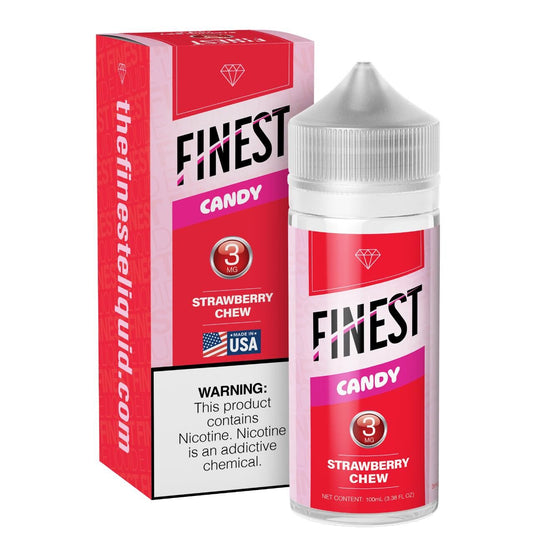 Strawberry Chew by Finest E-Liquid 100mL (Freebase) with packaging