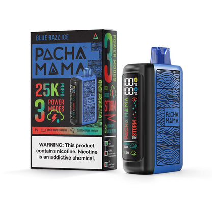 Pachamama 25k – Dispo- 25000Puff- 20mL Blue Razz Ice with packaging