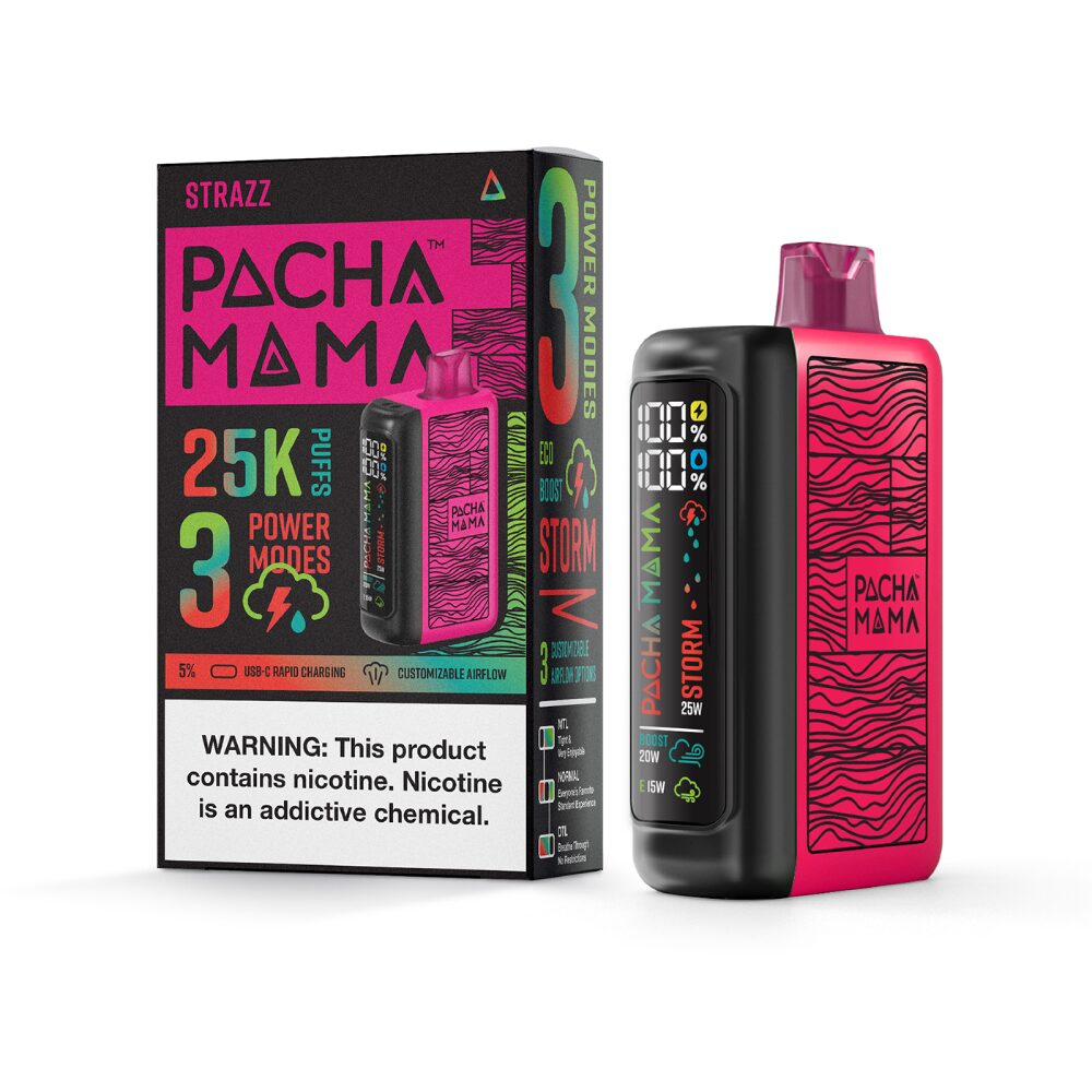 Pachamama 25k – Dispo- 25000Puff- 20mL Strazz with packaging