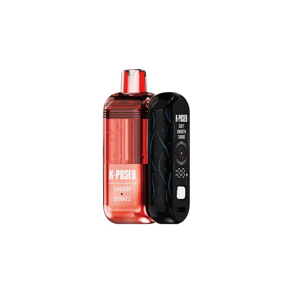X-Posed – Dispo only- 35000Puff- 16mL Dispo POD Cherry Strazz