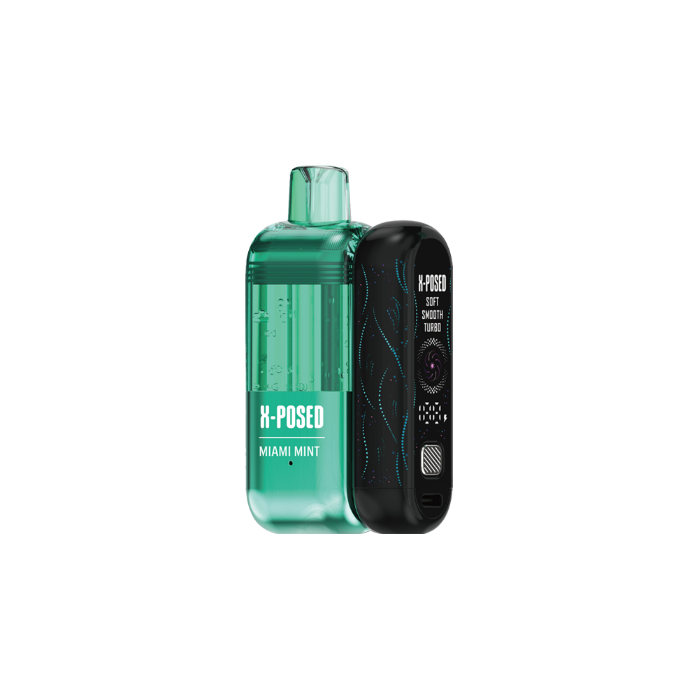 X-Posed – Dispo only- 35000Puff- 16mL Dispo POD Miami Mint
