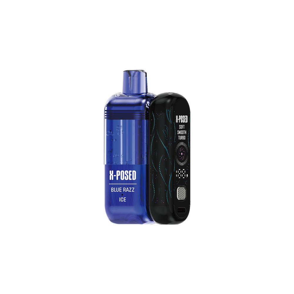 X-Posed – Dispo only- 35000Puff- 16mL Dispo POD Blue Razz Ice